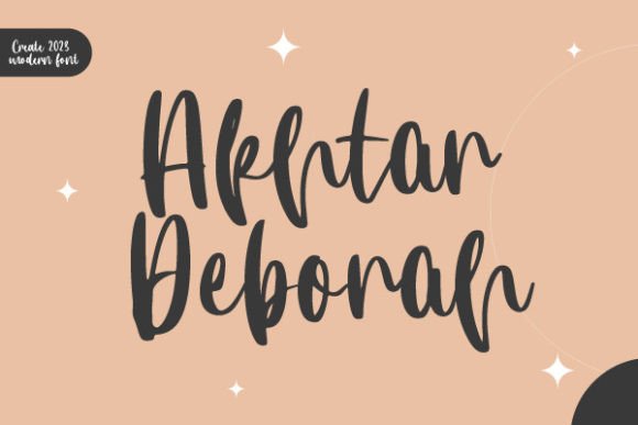 Akhtar Deborah: A Timeless Handwritten Font for Editorial Design