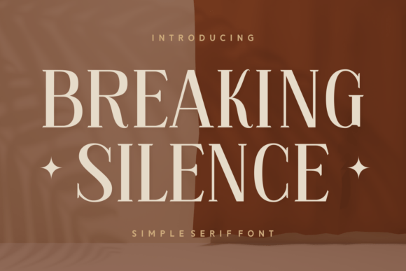 Breaking Silence: A Serif Font for Creative Makers