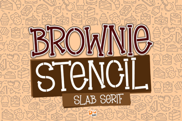 Brownie Stencil: A Quirky Font for Editorial Design