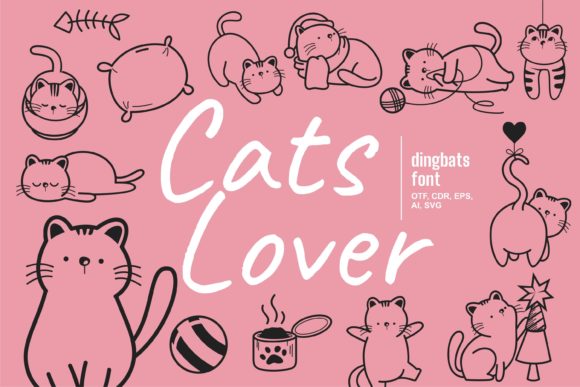 Cats Lover: A Playful Typeface for Editorial Charm