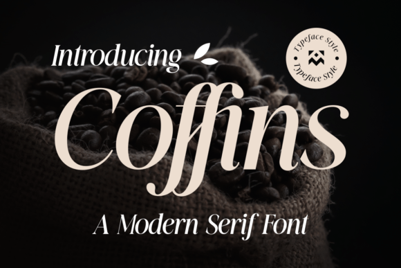 Coffins Font: A Playful Serif for Crafters & Sellers