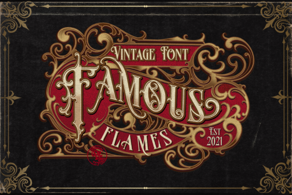 Famous Flames Font for Business
