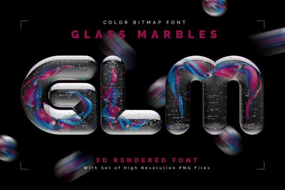 Glass Marbles: A Creative Font for Elegant Design