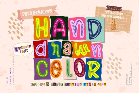 Hand Drawn Color: A Playful Typeface for Web Design