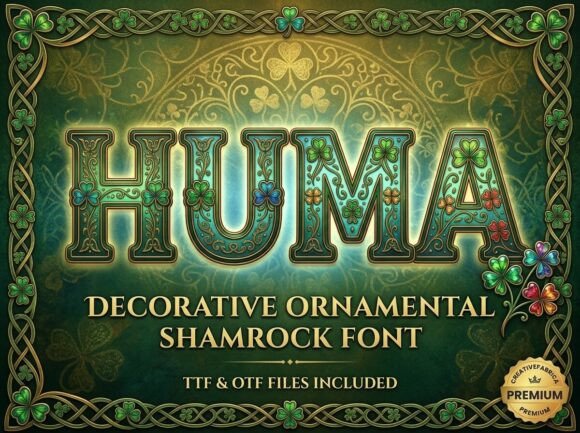 Huma Font Review: A Bold Decorative Choice for Modern Brands