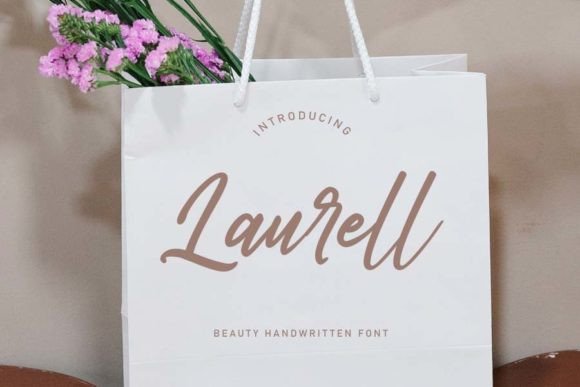 Laurell: A Whimsical Script Typeface for Editorial Design