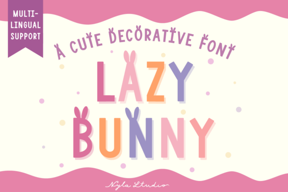 Lazy Bunny Font for Web Design