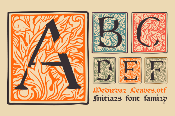 Medieval Leaves: A Distinctive Font for Your Brand Identity
