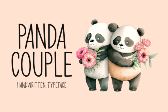 Panda Couple: A Handwritten Typeface for Editorial Charm