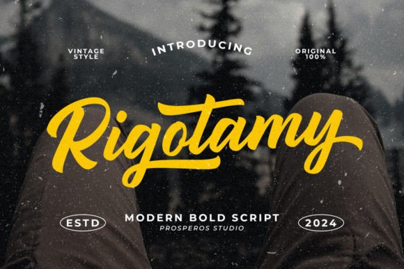 Rigotamy: A Versatile Script Typeface for Modern Web Design