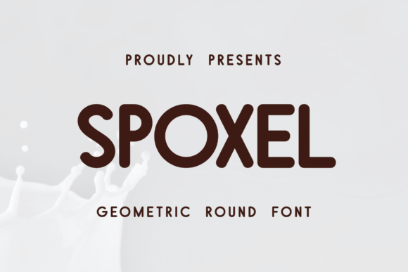 Spoxel: A Modern Typeface for Digital Marketing