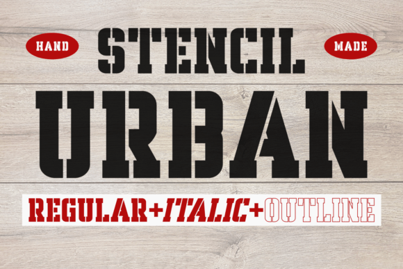 Stencil Urban: A Bold Font for Modern Design