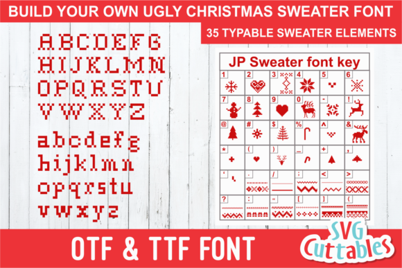 Ugly Christmas Sweater Font for Festive Web Design