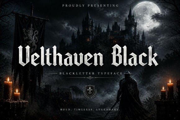 Velthaven Black: The Heavy-Duty Typeface for Epic Campaigns