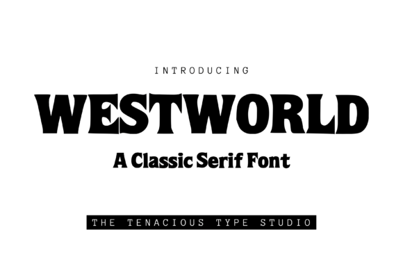 Westworld Typeface: Elevating Campaign Visuals with Classic Serif