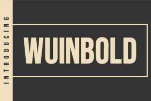 Wuinbold: A Bold Sans Serif for Modern Brand Identity