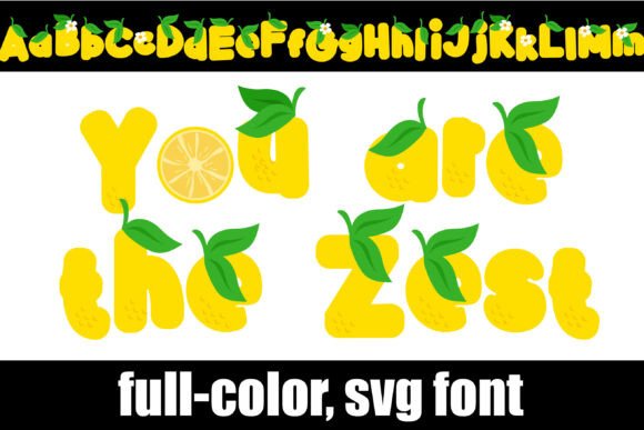 You Are the Zest: A Bright Font for Business
